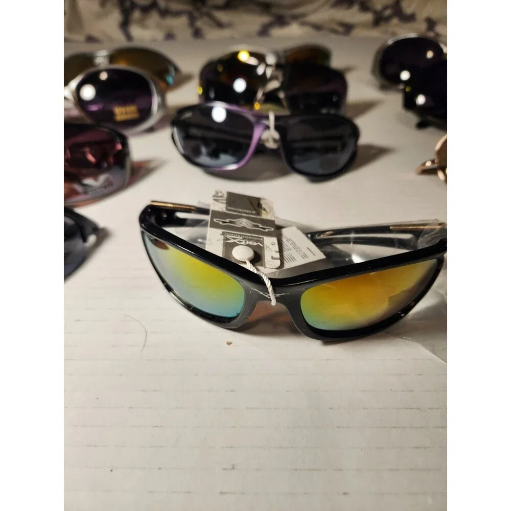 Lot of 12 New Sunglasses UV400 Category 3 – Vertex (VRX) & Element 8 All New